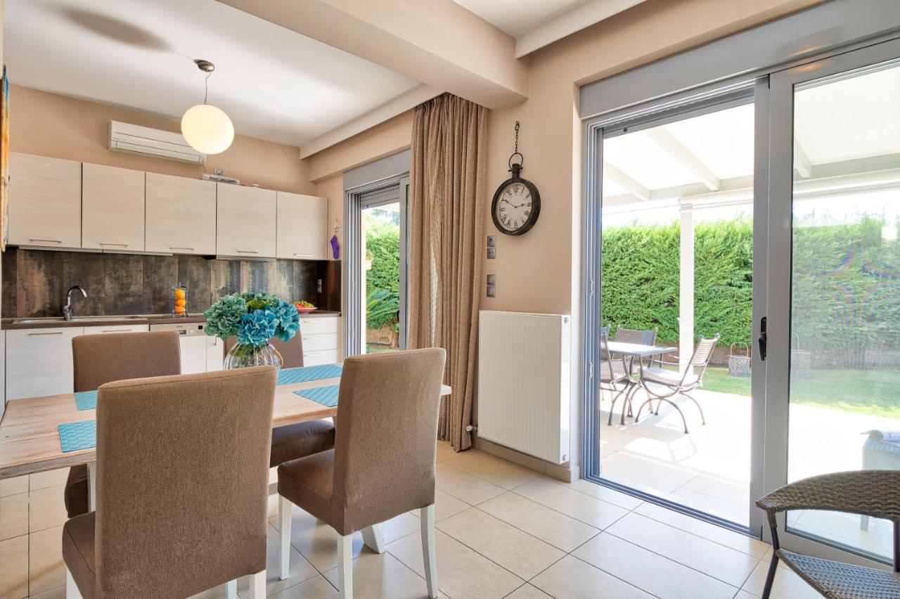 Elegant New Maisonette Near The Sea Aegina Экстерьер фото