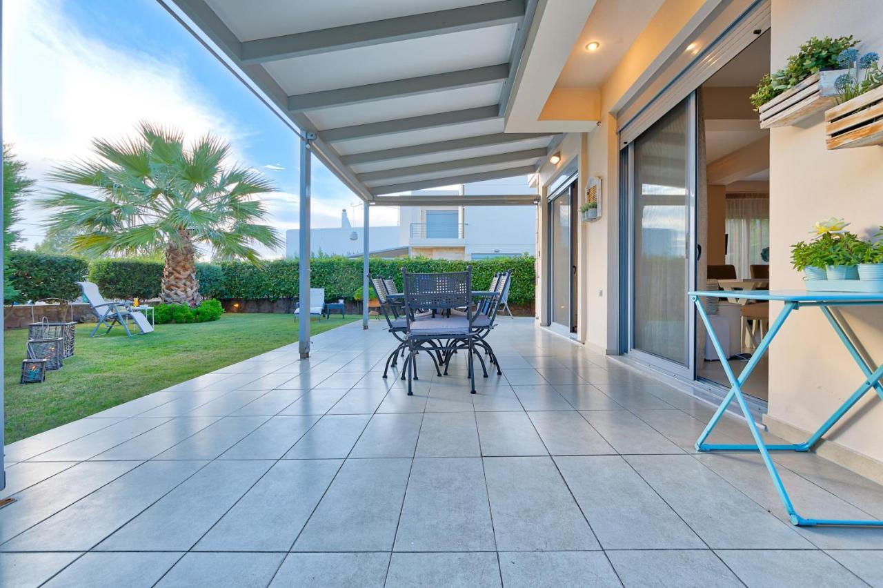 Elegant New Maisonette Near The Sea Aegina Экстерьер фото